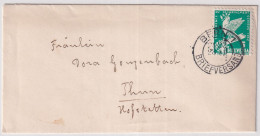 Zumst. 185 / Mi. 250 Auf Damenbriefchen Mit Kronenstempel OHNE Falgge BERN 1 - Covers & Documents