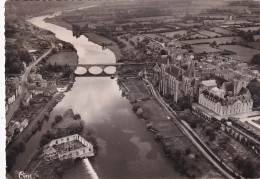 Z++ Nw-(72) SOLESMES - VUE AERIENNE - L'ABBAYE ST PIERRE SUR BORDS DE LA SARTHE - Solesmes