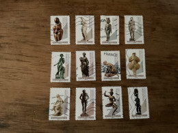 2019, Série Complète Y&T 1695/1706 (ADH21) - Used Stamps