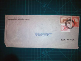 ARGENTINE, Enveloppe De "Compania Comercial Industrial Financiera Argentina Soc. Resp. Ltda." Distribué à Los Angeles, C - Used Stamps