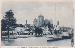 Z++ Nw-(74) ANNECY - LE PORT ET LE CHATEAU - Annecy