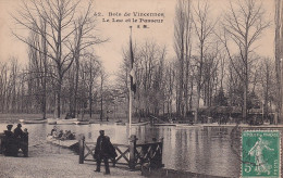 Z++ Nw-(75) PARIS - BOIS DE VINCENNES - LE LAC ET LE PASSEUR - ANIMATION - Parks, Gardens