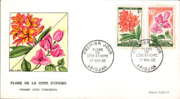 COTE D'IVOIRE FDC 1962 FLORE - Costa De Marfil (1960-...)