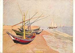 Navigation Sailing Vessels & Boats Themed Postcard Boats Of St. Mary's Van Gogh - Velieri