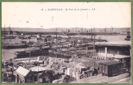 CPA  - BOUCHES DU RHONE - MARSEILLE - LE PORT DE LA JOLIETTE -  Animation, Wagon De Chemin De Fer, Bateaux - Joliette, Havenzone