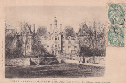 Z++ Nw-(79) SAINT LOUP SUR THOUET - LE CHATEAU - FACADE PRINCIPALE - Autres & Non Classés