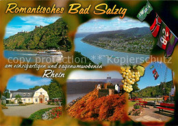 73671035 Bad Salzig Panorama Blick Ueber Den Rhein Klinik Burg Sterrenberg Bad S - Boppard