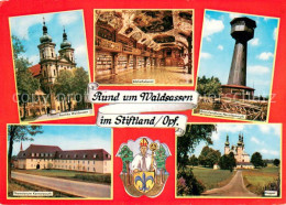 73671016 Waldsassen Basilika Bibliotheksaal Grenzlandturm Neualbenreuth Theresia - Waldsassen