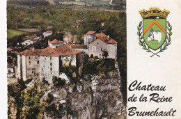 Z++ Nw-(82) BRUNIQUEL - CHATEAU  DE LA REINE BRUNEHAULT - VUE AERIENNE - Otros & Sin Clasificación