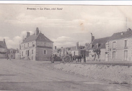 Prunay (41 Loir Et Cher) La Place Côté Nord - édit. Laussedat - Andere & Zonder Classificatie