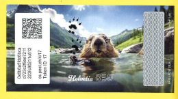 2024 Swiss Crypto Stamp 4.0 - ID 17 Swimming Natation ** Marmotte  Tirage 7500 Exemplaires ! - Nuevos