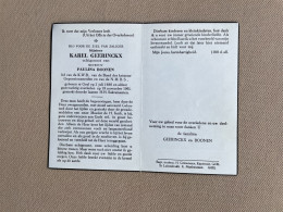 GEERINCKX Karel °GEEL 1890 +GEEL 1961 - BOONEN - Gepensionneerde N.M.B.S. - Obituary Notices