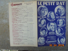 Le Petit Rat [partition] Henri Kubnick, Guy Lafarge - Royalty Editions Musicales 1948 - Spartiti