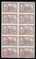 EXPO PARIS France 1900 EXPOSITION UNIVERSELLE Vignetten VIGNETTE BLOCK OF 10 MNH** ITALY ITALIA ITALIE RARE - 1900 – Parigi (Francia)