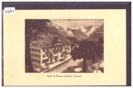 Delcampe - FRUTIGEN - HOTEL SIMPLON - B ( MINI PLI A GAUCHE ) - Frutigen