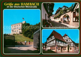 73670657 Hambach Neustadt Hambacher Schloss Dorfstrasse Fachwerkhaeuser Hambach  - Neustadt (Weinstr.)