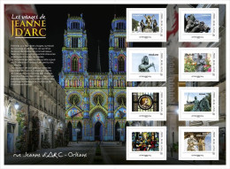 France 2023 - Collector 8 Timbres - Les Visages De Jeanne D'Arc - Lettre Verte - Collectors