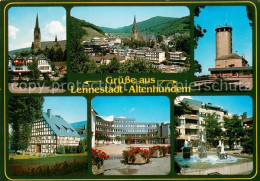 73670489 Altenhundem Ortsansicht Mit Kirche Hohe Bracht Aussichtsturm Fachwerkha - Other & Unclassified
