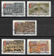 France 2010  Oblitéré  Autoadhésif   N° 455 - 459 - 462 - 464 - 465     " Art Roman " - Used Stamps