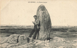 Le Croisic * La Pierre Longue * Dolmen Menhir Pierres Monolithe Mégalithe * Villageois - Le Croisic