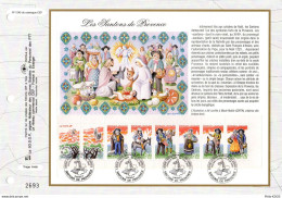 " LES SANTONS DE PROVENCE " Sur Feuillet CEF 1er Jour N°té De 1995. N° YT BC2982 Parfait état. FDC à Saisir !!! - Ohne Zuordnung