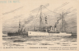 Ligue Maritime Et Coloniale Française  (10296) La Marine Française. 2. Croiseurs Et Avisos - Sammlungen & Sammellose