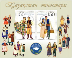 2017 1062 Kazakhstan Ethnic Groups Of Kazakhstan - Poles And Turks MNH - Kasachstan