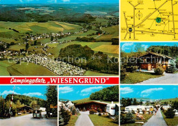 73669845 Brochhagen Campingplatz Wiesengrund Fliegeraufnahme Blockhuette Brochha - Lindlar