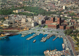 Navigation Sailing Vessels & Boats Themed Postcard Oslo City Hall - Voiliers