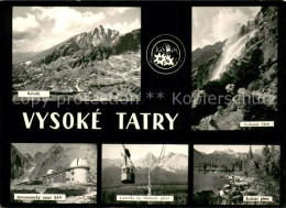 73669773 Vysoke Tatry Krivan Vodopad Skok Astronomicky Ustav SAV Lanovka Na Skal - Slovaquie