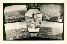 73669629 Piran Panorama Kuestenstadt Denkmal Piran - Slovenia