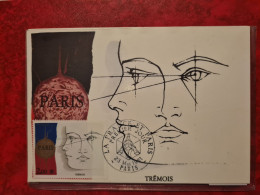 Carte Maximum 1981 PARIS LA FRANCE ET PARIS TREMOIS - 1980-1989
