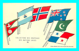 A853 / 203  Collection Des Drapeaux Des Nations Unies IX - Werbepostkarten