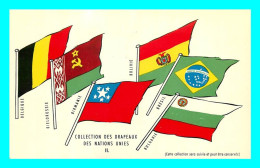 A853 / 213  Collection Des Drapeaux Des Nations Unies JUSTE COIN HAUT DROIT FINEMENT ABIMÉ, - Publicidad