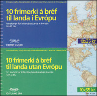 Island Markenheftchen 800-801 Europa, MH-Paar ** Postfrisch - Carnets