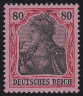 93 IIb Germania 80 Pf Deutsches Reich Kriegsdruck, ** - Neufs