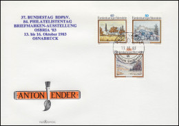 Sonderumschlag 10: Ausstellungs-Zudruck BDPh-Bundestag Osbria Osnabrück 1983 - Cartoline Maximum