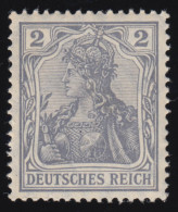 83 I Germania 2 Pf Deutsches Reich Friedensdruck, ** - Unused Stamps