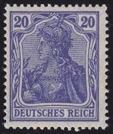 87 IId Germania 20 Pf. Deutsches Reich Kriegsdruck, ** - Neufs