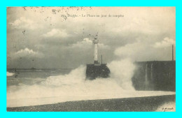 A851 / 157 76 - DIEPPE Phare Un Jour De Tempete ( Timbre Taxe - Lettre Taxée ) - Dieppe