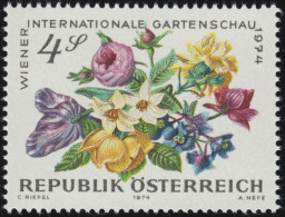 1446 Wiener Internationale Gartenschau, Blumen, 4 S Postfrisch ** - Nuevos