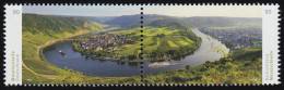 3225-3226 Panorama Moselschleife Bei Kröv, Zusammendruck Nassklebend, ** - Zusammendrucke