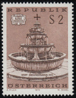 1383 Kunstschätze: Brunnen, Bleibrunnen Stift Heiligenkreuz, 2 S, Postfrisch ** - Nuevos