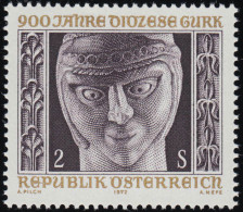 1387 900 J. Diözese Gurk, Tragsäule D. Hemma Sarg Gurker Dom, 2 S Postfrisch ** - Unused Stamps