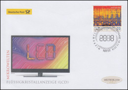 3427 Mikrowelten: Flüssigkristallanzeige (LCD), Schmuck-FDC Deutschland Exklusiv - Storia Postale