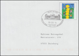 Werbeumschlag WU 3 - Ohne Karte, SSt BERLIN Deutscher Bundestag 2001 - Briefomslagen - Ongebruikt