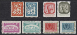 76-83 UNO New York Jahrgang 1959 Komplett, Postfrisch ** - Other & Unclassified