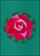 Schweiz 942 Hilfsorganisation: Rose 1971, PTT-Grußkarte Zum Jahreswechsel - Cartas Máxima