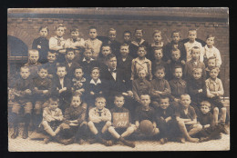 Foto AK Knaben Schule Berlin Lehrer, S.P.Bach Kunstlicht-Atelier Osten, 1.6.1921 - Autres & Non Classés