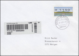 Sondertarif Büsingen Ab 3.1.2001 Neue Einschreiben: R-FDC ET-O BÜSINGEN 3.1.01 - Posta